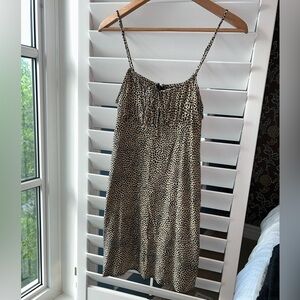 Motel Rocks Leopard Print Mini Dress